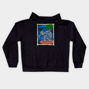 Origami elephant Kids Hoodie